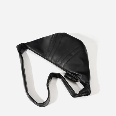 Croissant 2025 New Niche Texture Leather Commuting Large Capacity Shoulder Crossbody Waist Bag Dumpling Bag Croissant Bag