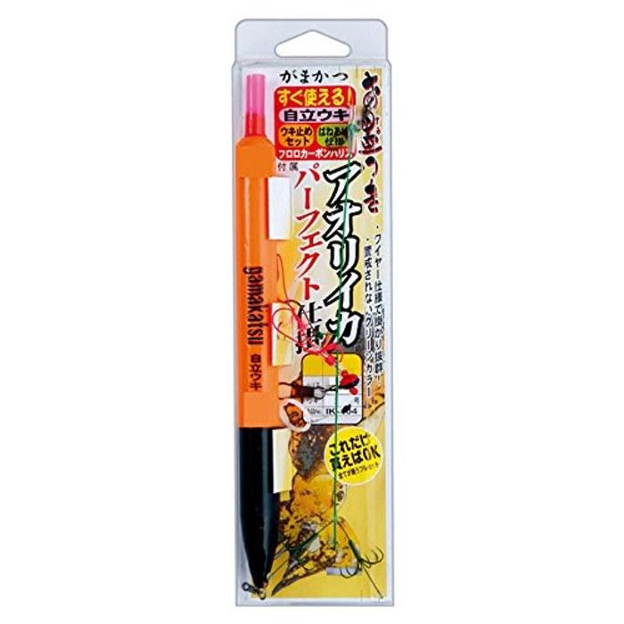Gamakatsu Aori Squid Perfect Rig IK104 (2L). 45554-4-0-07 Orange.