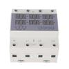 3 Phase DIN Rail Voltmeter Ammeter Automatic Overvoltage Overcurrent Protector AC230 300V