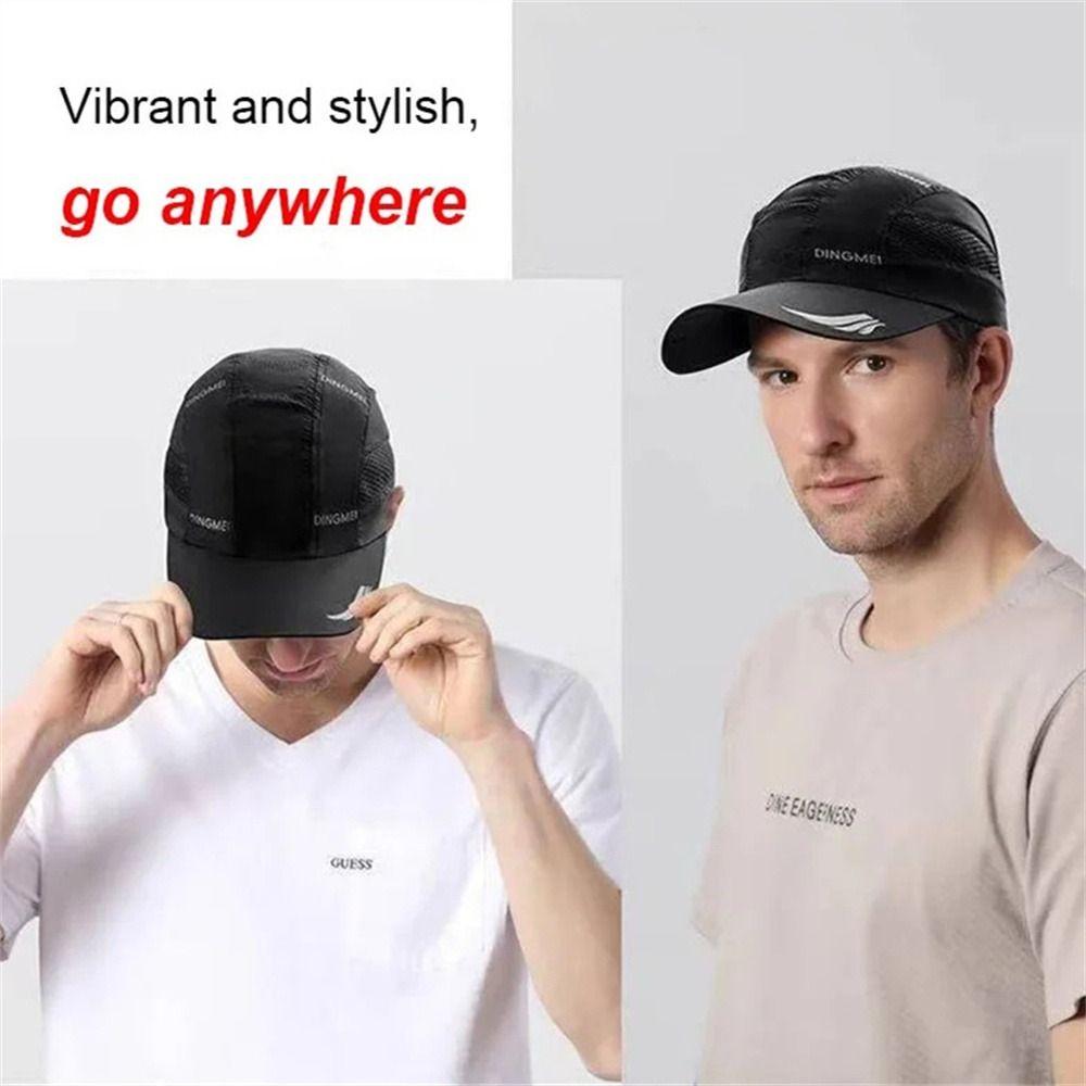 Sun Protection Baseball Cap Breathable Snapback Hat Running Hiking Sports Cap  Golf Tennis