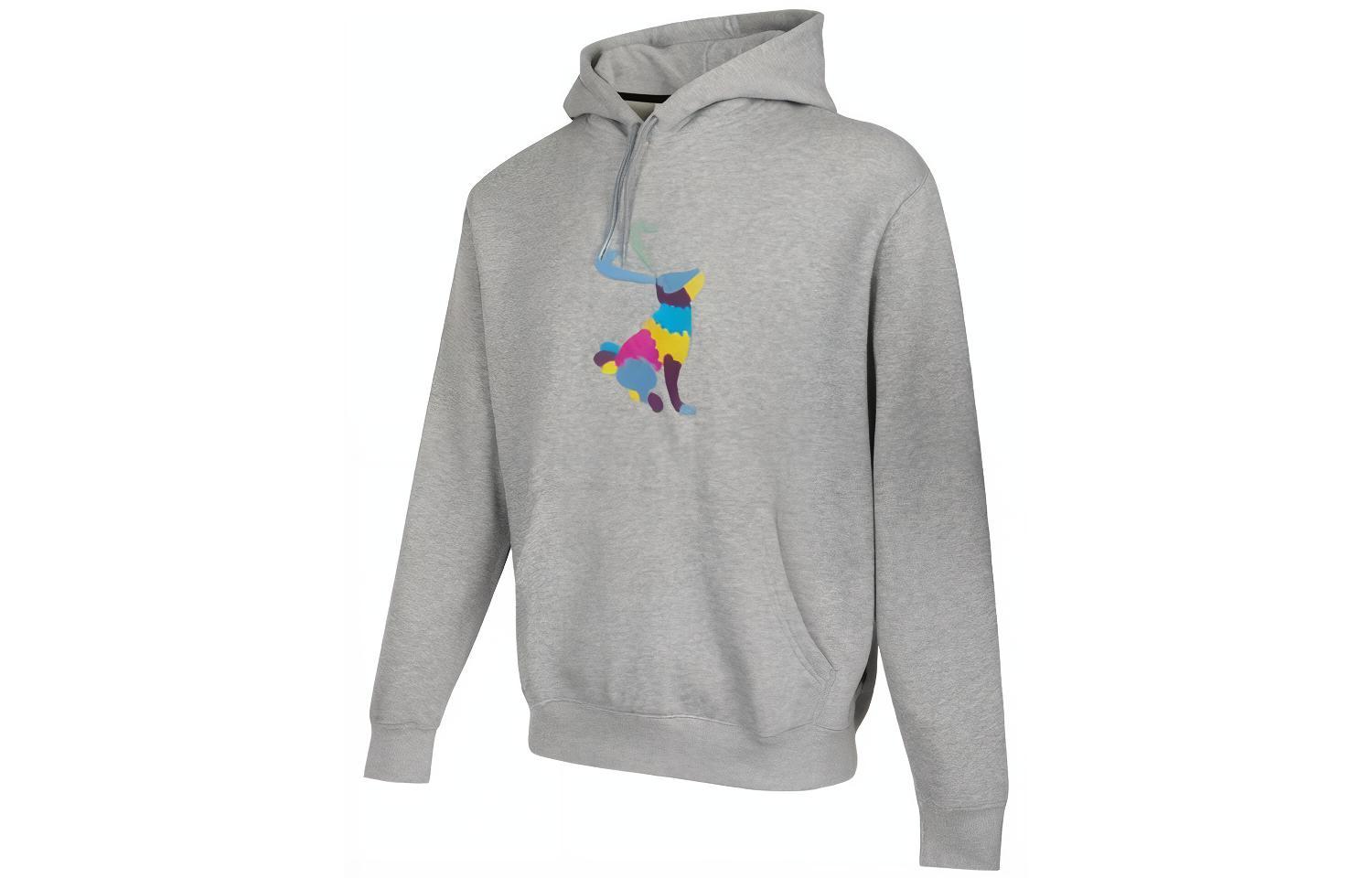 Nike Sweatshirts Men s Gray Hooded Moderate Regular DH2882-063 S