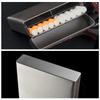 Stainless Steel 4-Section King-Size Cigarette Case with Metal Dividers - Heavy Duty for Men