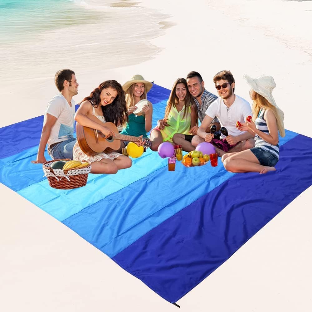Portable extra large beach mat, picnic mat, temporary tent, waterproof