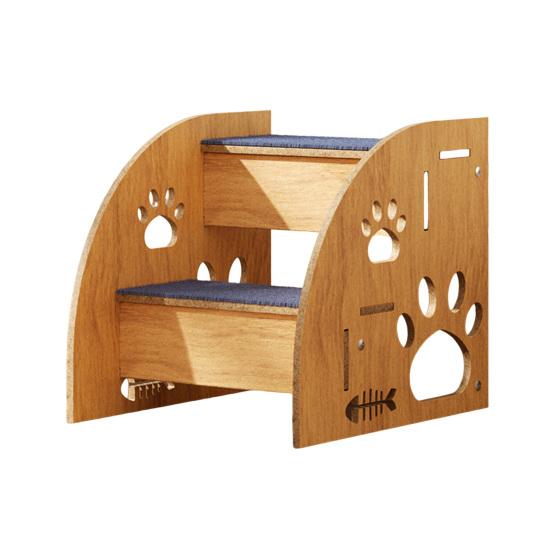 Dog Stairs for Small Dogs Wooden Pet Ramp for Bed Couch Car