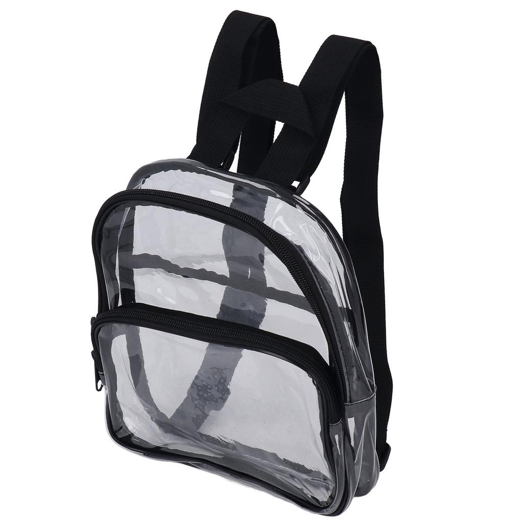 Mini Transparent Backpack Stadium Approved PVC Transparent Backpack for Work Travel Sports