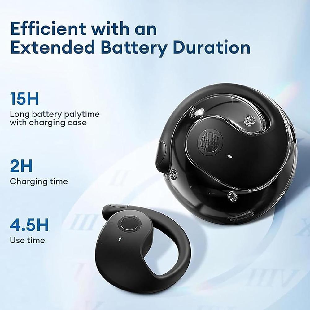 Simultaneous Interpretation Earphone Bluetooth-Compatible 5.0 Real Time Translation Earbuds Ear Hanging Headphone for Travelers