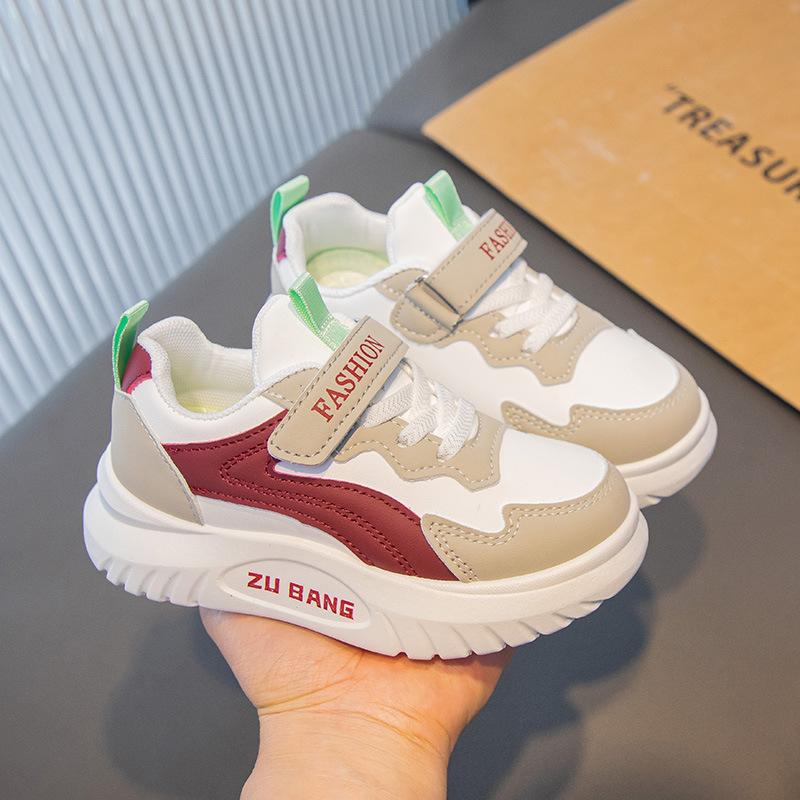 

2025 Spring and Autumn New Classmates Boys Little White Shoes Forrest Gump Shoes Girls Striped Casual Shoes Elementary School Shoes Running Shoes 26