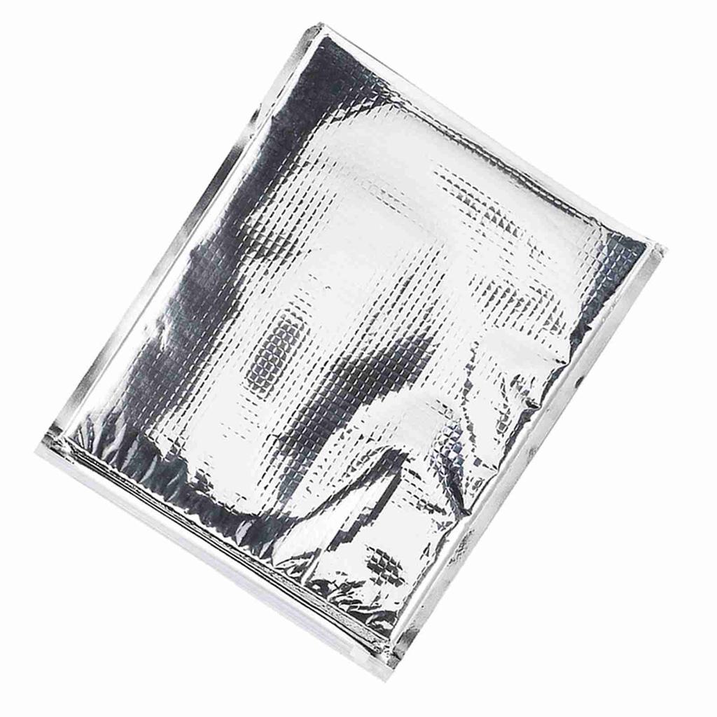 5 stücke set Aluminium Folie Isolierte Lebensmittel Lagerung Tasche Thermische Kühler Silber (30 * 35cm)