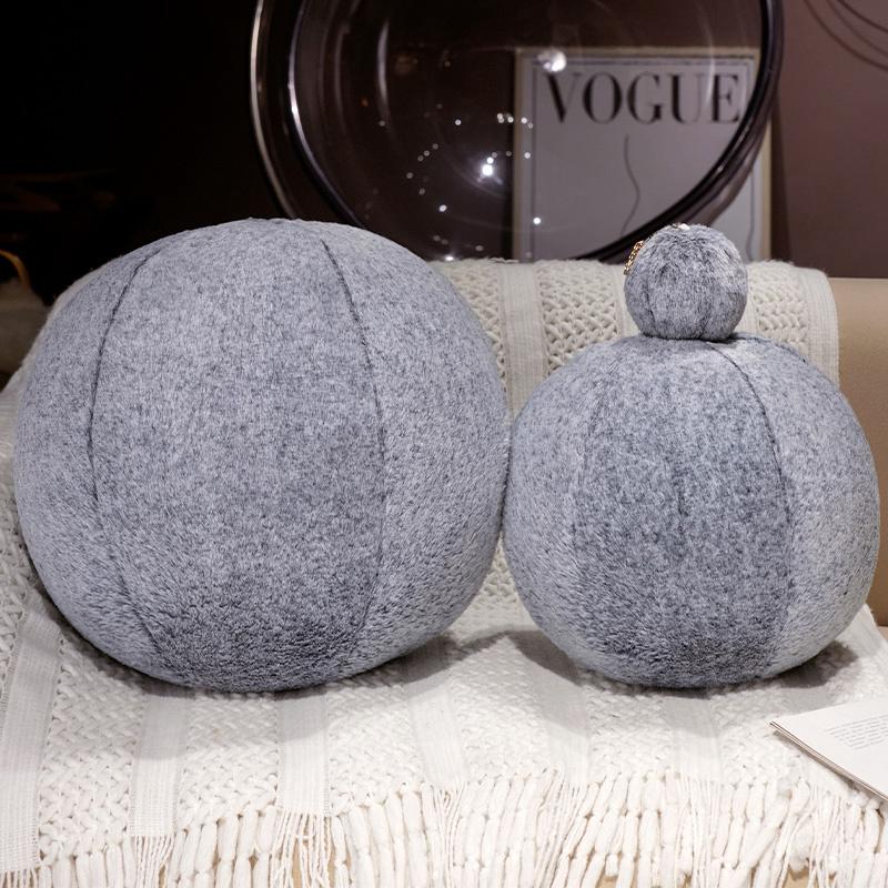 10~40cm nadýchaný plyšový polštář s kuličkou, plněný, barevný, dekorace na pohovku/židli, přehozový polštář, dárek