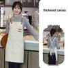 Waterproof Stain-Resistant Custom Print Canvas Apron for Catering & Gardening