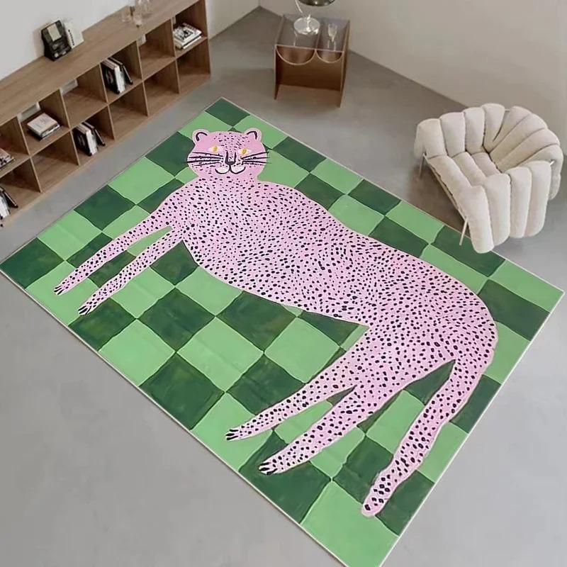 Cartoon Abstract Animals Art Children Bedroom Carpet for Home Decor Living Room Non-slip Mat Hotel Sofa Coffee Table Area Rugs