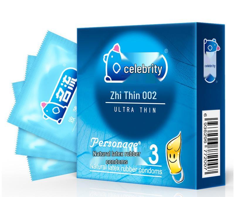 Mingliu Granular Ribbed Long-Lasting Lubricated Condoms - 002 Night Watery Angel Xiaoye Mo
