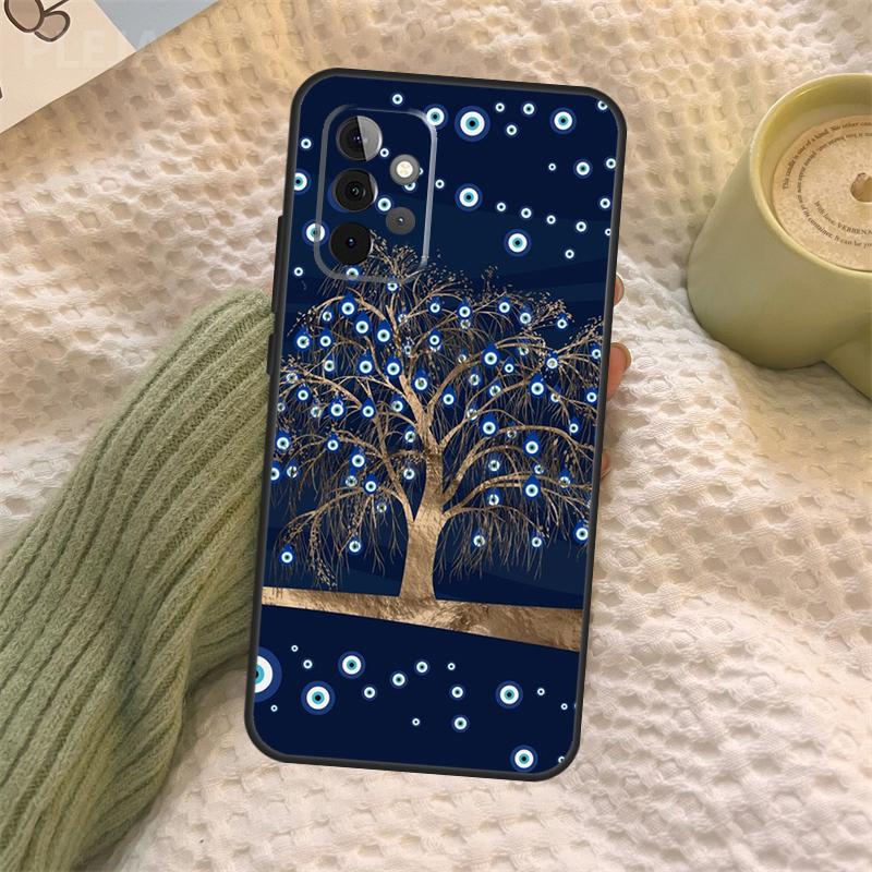 Evil Eye For Samsung Galaxy A52 A52S A32 A12 A22 A72 A21S A50 A70 A71 A51 A33 A73 A53 Cover Case