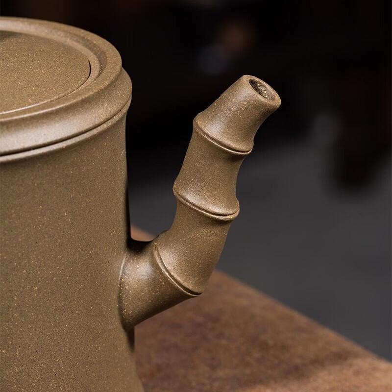 Wanchunhe Zisha Bamboo Teapot Tea Set