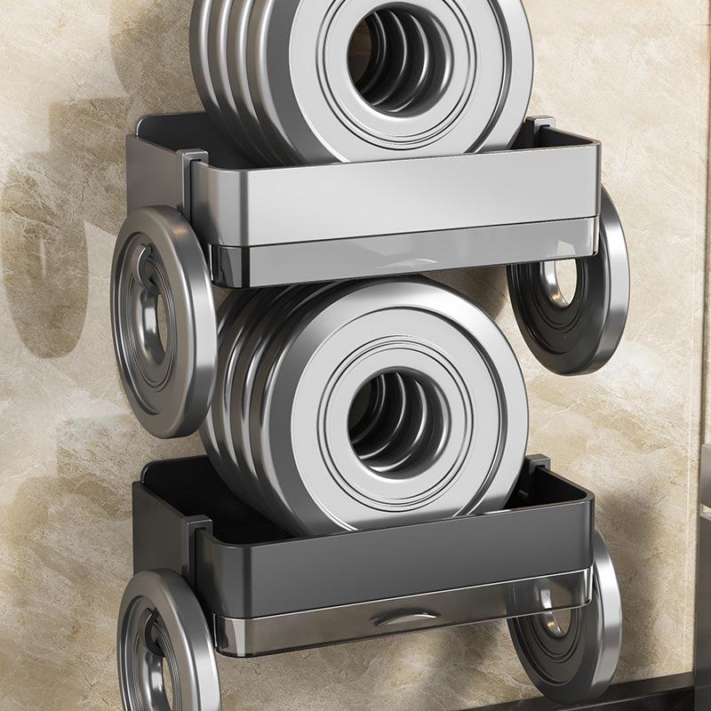 Wall-Mounted Double-Layer Soap Dish and Bathroom Rack - Punch-Free Drainable Design