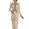 Independent Station European and American Cross-border 2025 French Celebrity Style Autumn New Temperament Niche Long Shirt Dress