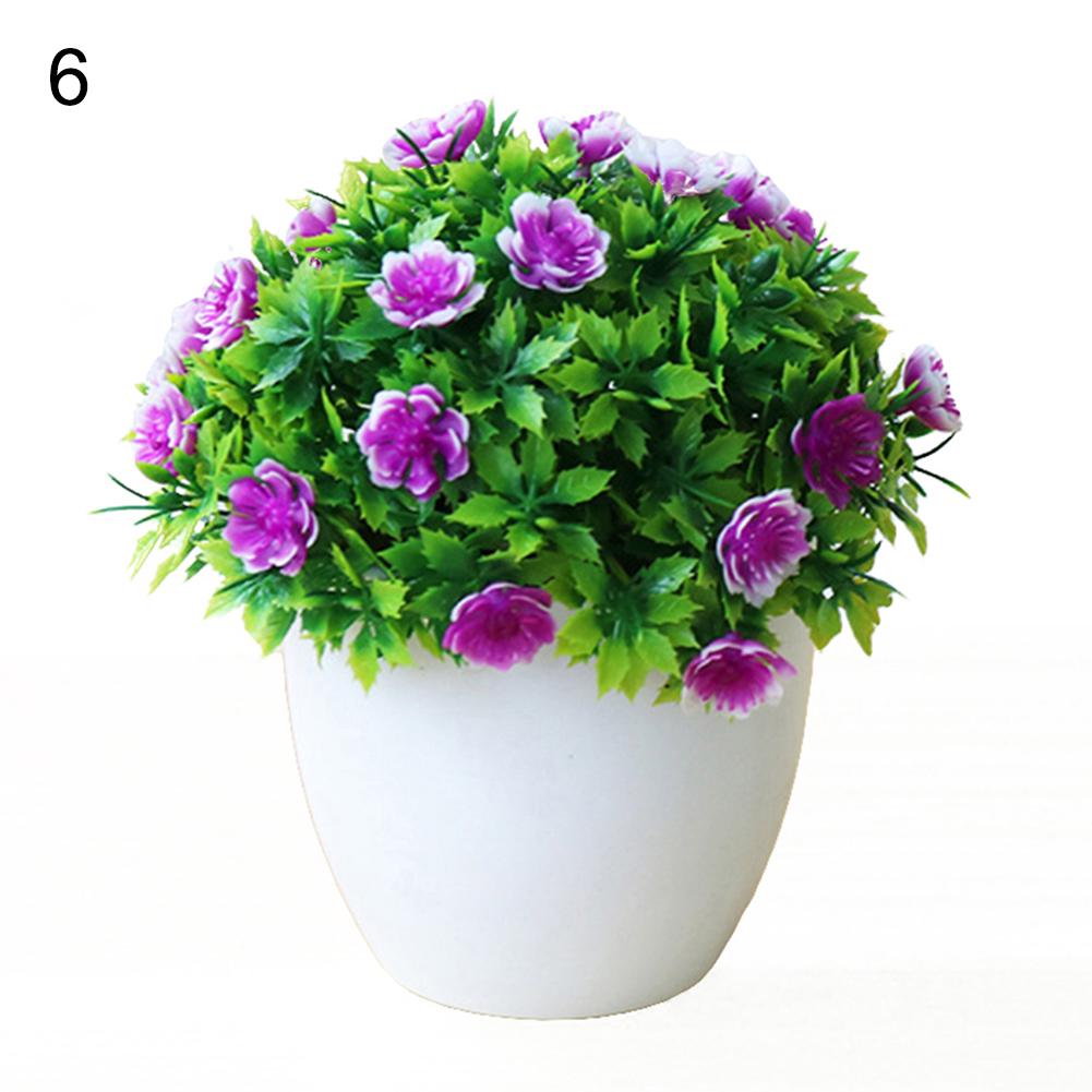 Home Decor Party Wedding Artificial Props 1pc Potted Flower Bonsai Stage Garden