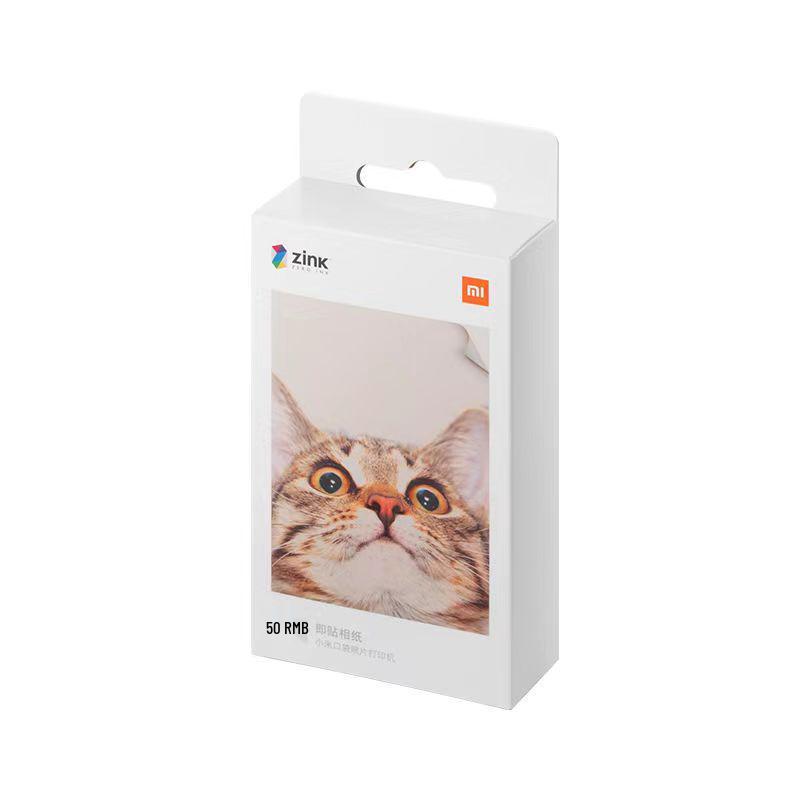 

Карманный фотопринтер Xiaomi 3 Мгновенная фотобумага-стикер 50 sheets 3-inch белый