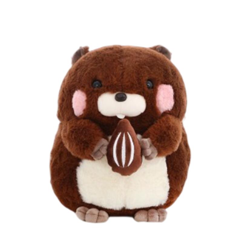 Toy Groundhog Plush Cartoon Plushie Soft Cushion Pillow Home Decor Kids Gifts