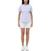 Skechers Moisture Wicking Quick Dry UV Resistant Sports Crew Neck Short Sleeve T-Shirt Women Tops Lavender P324W011-02N4