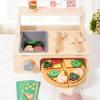 Wooden Simulation Pizza Barbecue Oven Children Toy Set For Imaginative Cooking