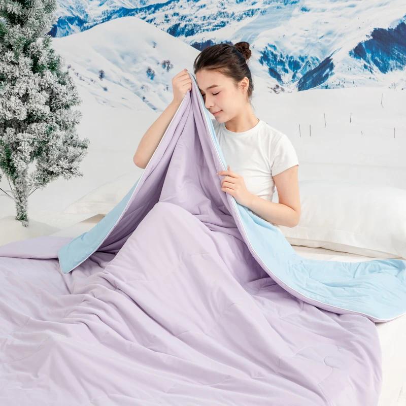 Летнее прохладное одеяло мороженое летнее одеяло холодный шелк прохладное летнее одеяло кондиционер охлаждающее ощущение машинная стирка 150x200cm 1pcs