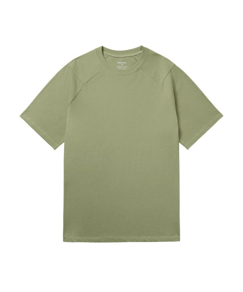 Goyoweeo Segment Cotton 1/2 T-Shirt (Lime)