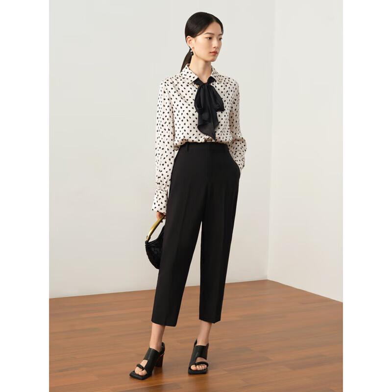 

Jiuzi Anna Kou Women s Solid Tapered Ankle Pants XL