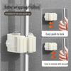 Seamless Strong Mop and Broom Holder for Bathroom