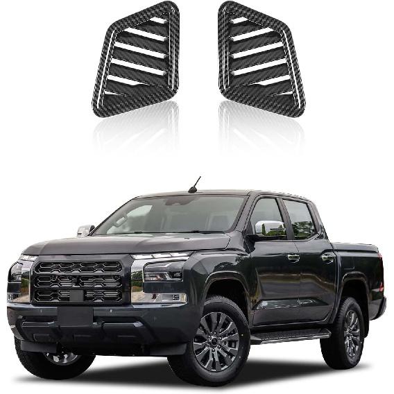 

Dash Air Vent Cover Trim for M-itsubishi Triton & L200 2024 2025 Accessories, ABS Dashboard Sides Air Vent Outlet Frame Decor Protector 2Pcs