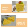 Simulation Cheese Model Realistic Simulated Cheese Food Prop Mini Cake Topper Dessert Display Home Decor Festive Party
