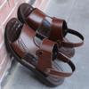 Real Leather Sandals for Men New Summer Casual Dual-use Soft Sole Worn On The Beach with Cowhide Cool Slippers Trendy