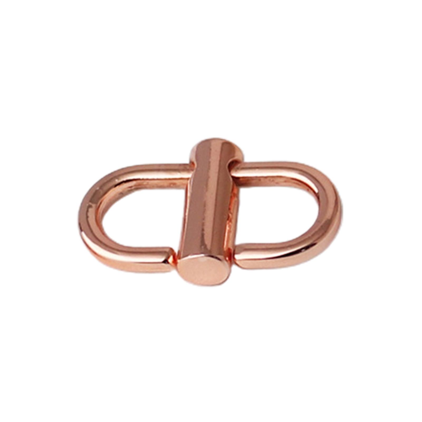 

Регулируемая металлическая пряжка для укорачивания цепочки сумки Пряжки Зажим Регулятор Длинный и Короткий Аксессуар для наплечной сумки через плечо розового золота