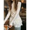 European-Style Long-Sleeved T-Shirt: Autumn/Winter Slimming Top with German Fleece, Half-High Neck
