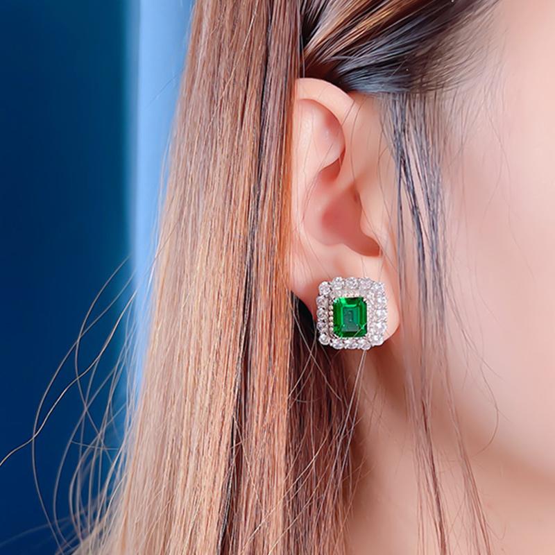 Exquisite Female Pierced Earrings Dazzling Zirconia Lady Engagement Accessories for Women Aesthetic Fashion Jewelry Gift