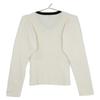 TOCCA White silk cotton blend washable FILMS RIBBON knit tops XS whiteUsed