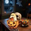 Reading Book Lamp,  Reading Book Light, Adorable Reading Night Light Halloween Decor, Halloween Readers Bookish Light Gift For Book Lover