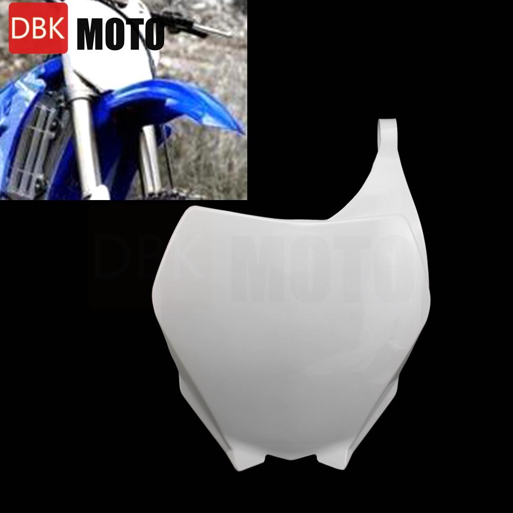 Enduro Dirt Bike Motocross Front Number Plate for Yamaha YZ250F YZ450F YZ125 YZ250 WR450F 2006-2019 Moped Motorcycle Front Plate слоновая кость
