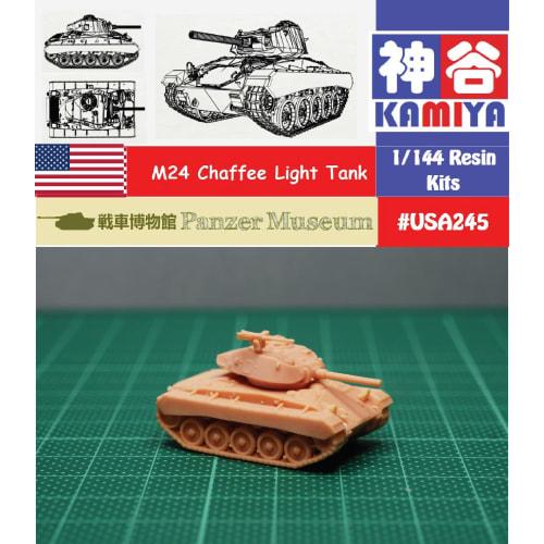 1/144 WWII USA M24 Chaffee Light Tank Resin Kit