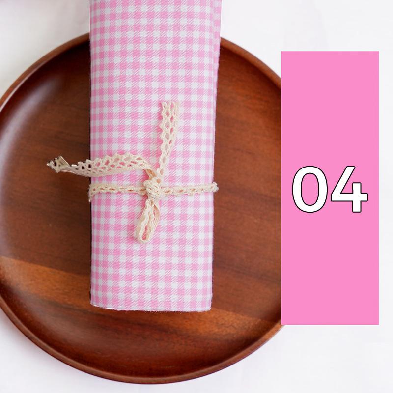 100*160cm Printed Grid Plaid Cotton Fabric For Handmade Baby Clothes Patchwork Quilting Fabric Diy Upholstery Curtain Tablecloth