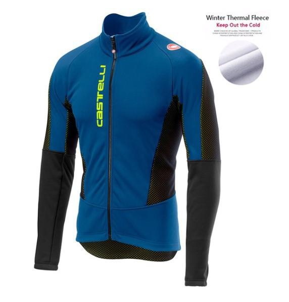 Winter Fleece To Keep Warm Cycling Clothes, Tops, Road Mountain Bikes, Men's and Women's Cycling Clothes Set