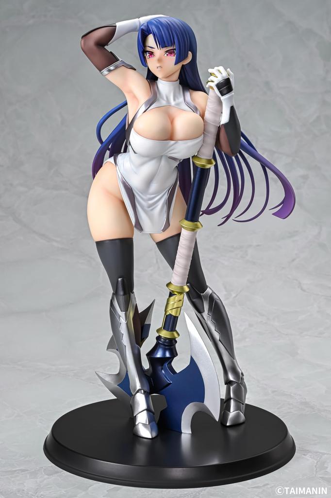 Taimanin RPGX Pale Young Purple Yatsumurasaki Scale PVC Painted Complete Figure Q-six 1/6 -