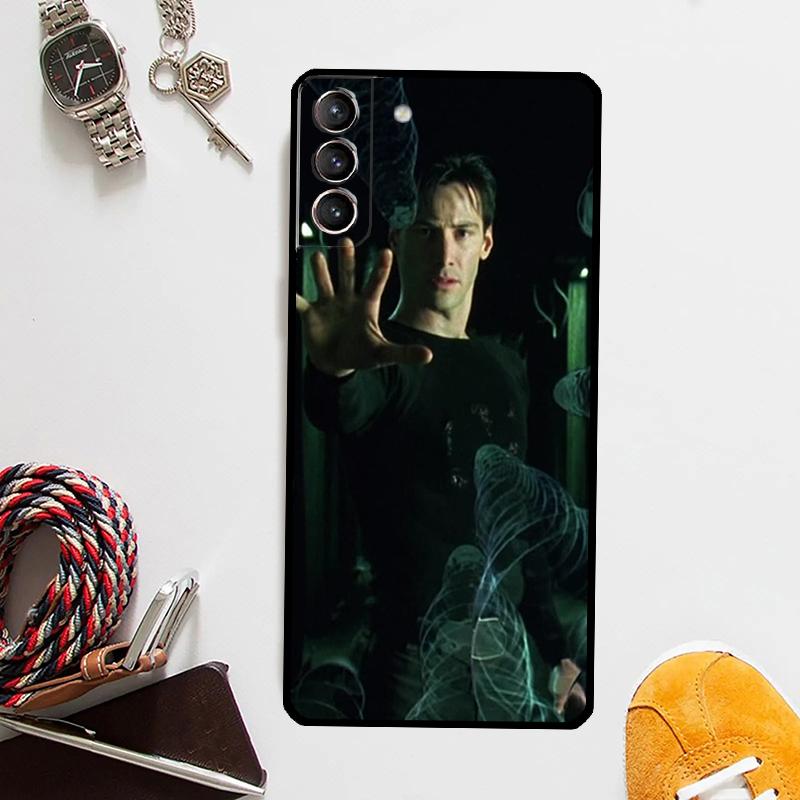 Matrix Cover For Samsung Galaxy S23 Ultra S8 S9 S10 S22 Plus S20 S21 FE Note 10 20 S24 Ultra Case