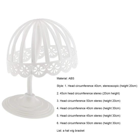 Supporto per Cappelli Design a Cupola Regolabile ABS Cappello Elastico Supporto Espositore per la Casa