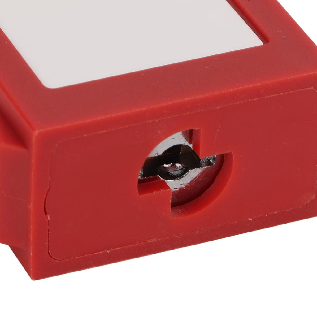 Lockout Tagout Cable Locks 85mm Shackle Steel Padlock with 2 Key for Equipment Maintenance