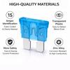 100/200Pcs Car Blade Fuse Assortment Kit Auto Truck Automotive Medium Small Sizes Mixed Motorcycle Circuit Fuse With Box 2A-35A Fuse Holders1