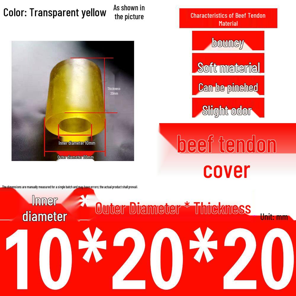 Polyurethane Shock-Absorbing Rubber Cushion with Backrest Pin and Elastic Sleeve