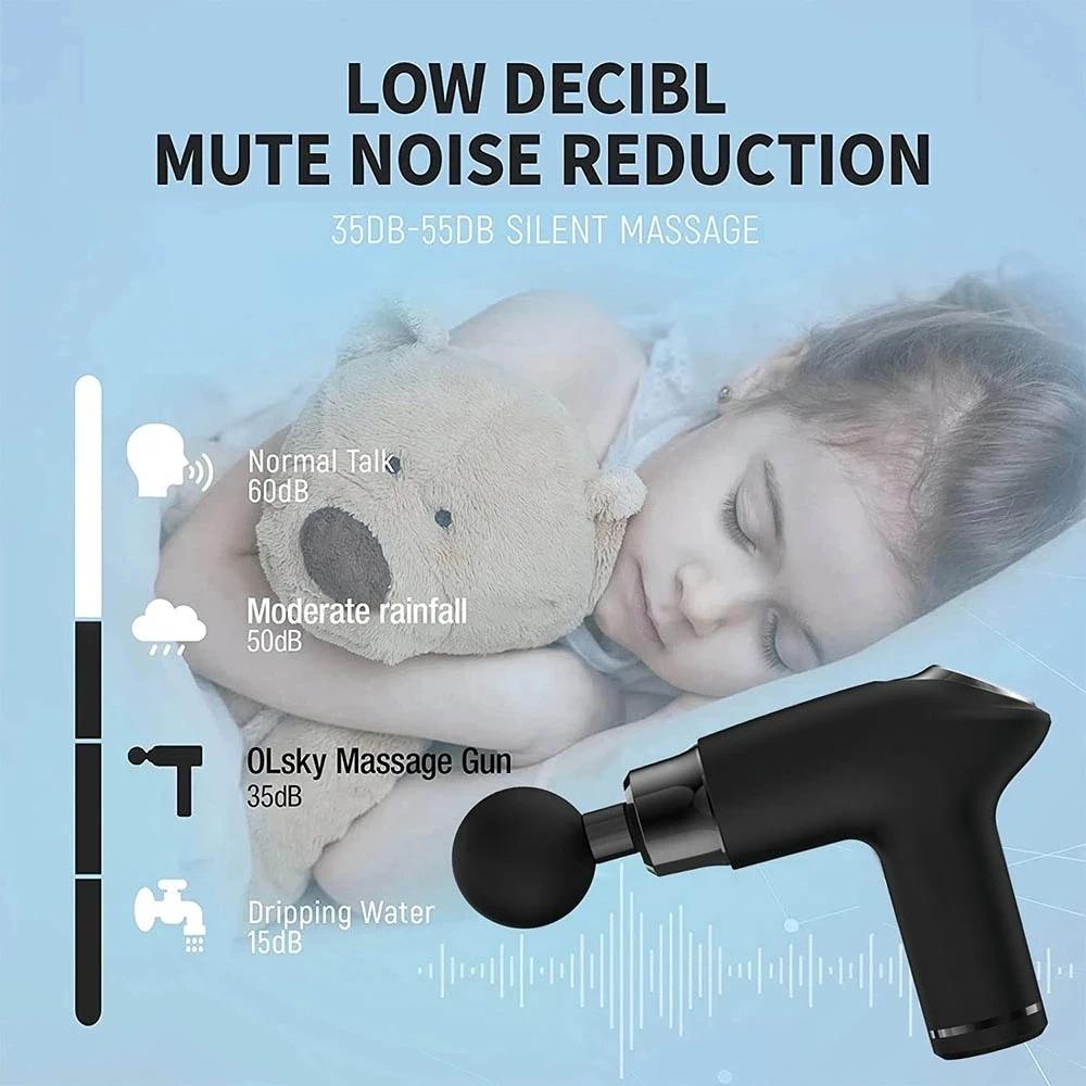 Mini Fascia Gun Muscle Relaxation Massage Shock Electric Whole Body Massage Gun Relieves Fatigue and Is Convenient To Carry