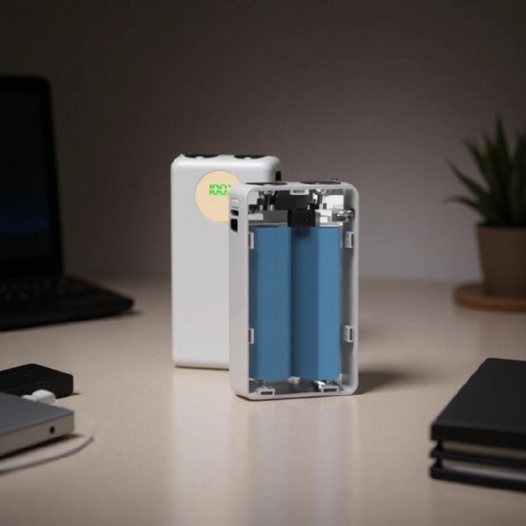 Fast Charge Power Banks DIY Kit 2x21700 Battery Case Shell Not Require Welding Double LED Digital Display Battery Case