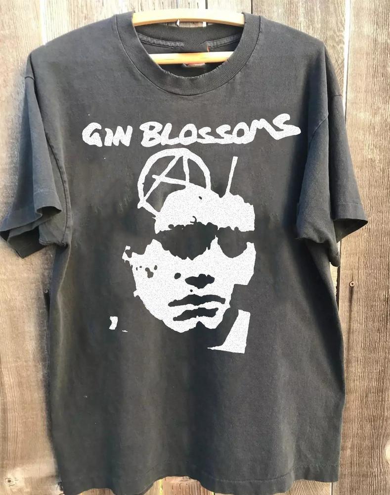 Vintage Gin Blossoms Tour Live TShirt Charcoal Style QT932 Unisex T-Shirt L